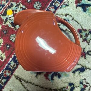 Vtg Fiestaware Large Disc Pitcher
